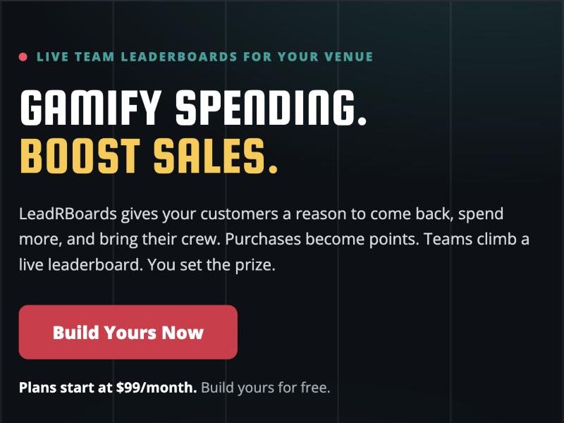 LeadRBoards website homepage